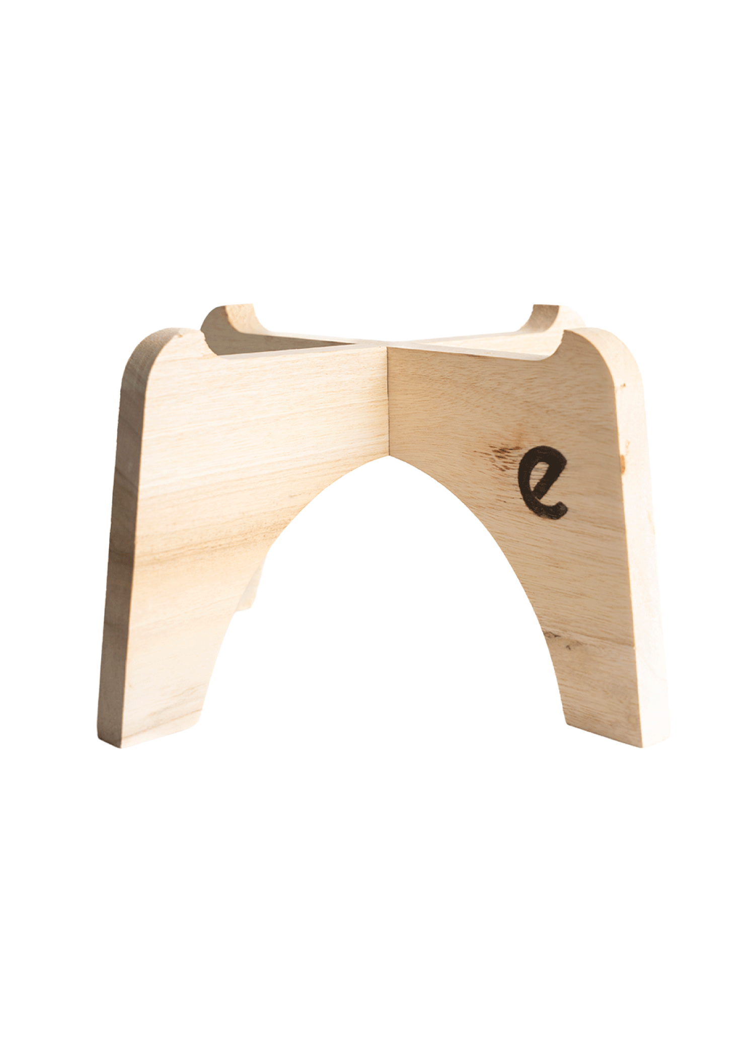 Base de madera para ecofiltro mini peltre
