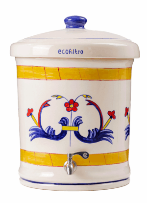 Ecofiltro cerámico flor silvestre